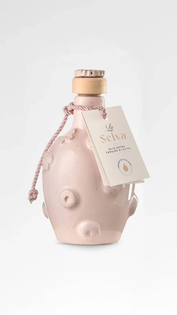 Bomboniera con rilievo rosa