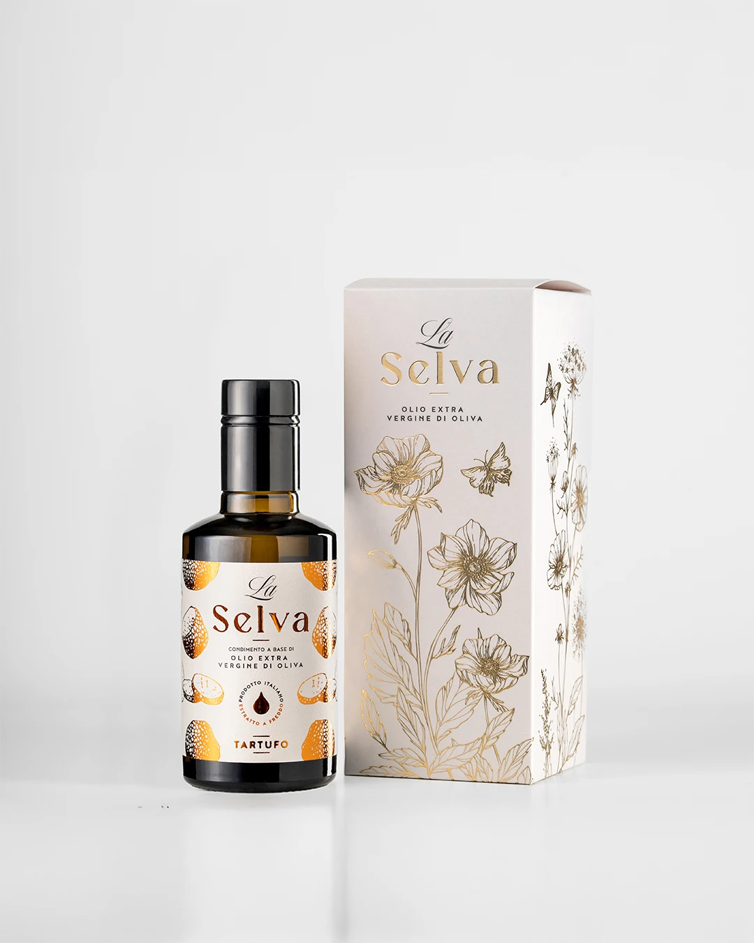 Olio extravergine d'oliva aromatizzato al tartufo