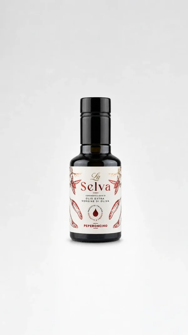 Olio extravergine d'oliva aromatizzato al peperoncino - 100ml