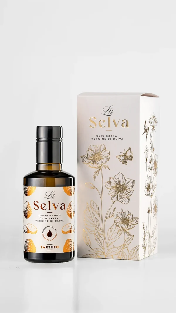 Olio extravergine d'oliva aromatizzato al tartufo